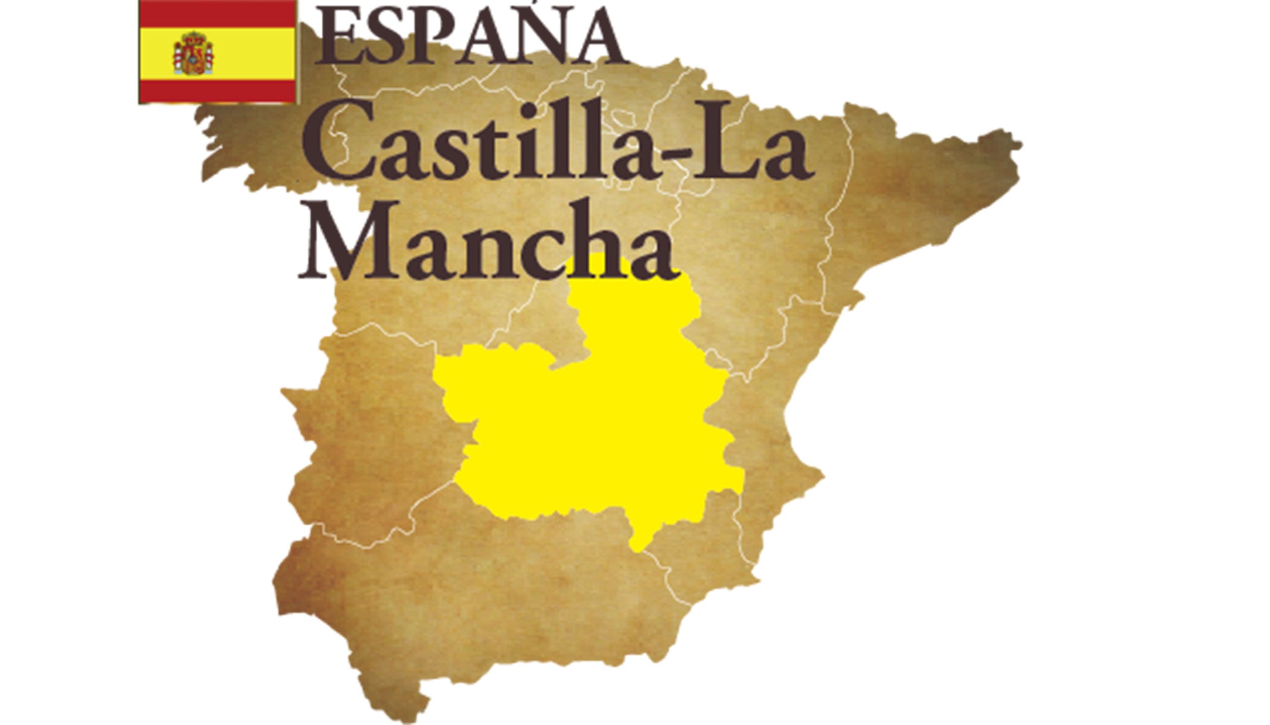 カスティーリャ・ラ・マンチャの地図